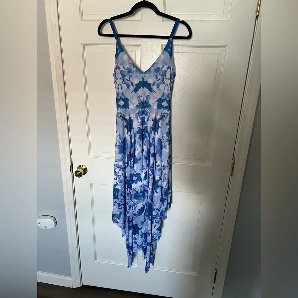 Blackmilk Rorschach Blue Handkerchief Dress - Picture 2 of 5